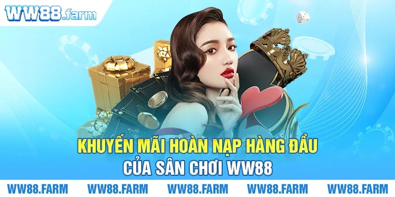 khuyến mãi hoàn nạp hàng đầu của sân chơi WW88